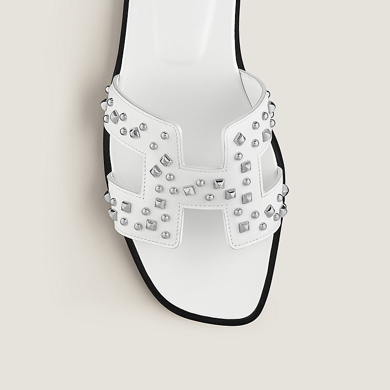 Hermes oran best sale sandals white